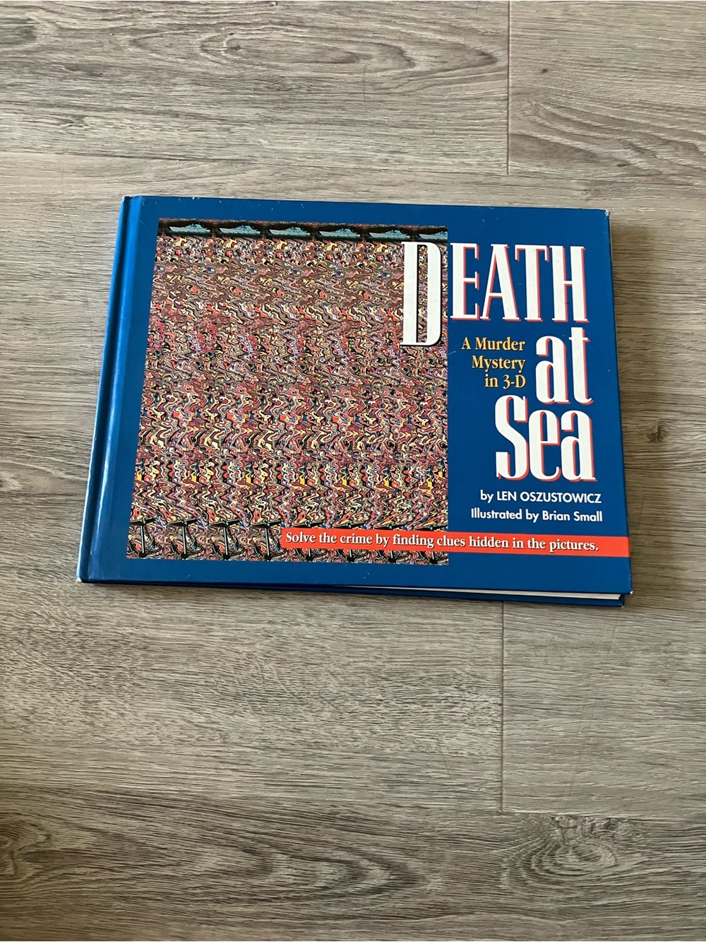 3/$15 Death at Sea Hardcover Book - Blue Cover